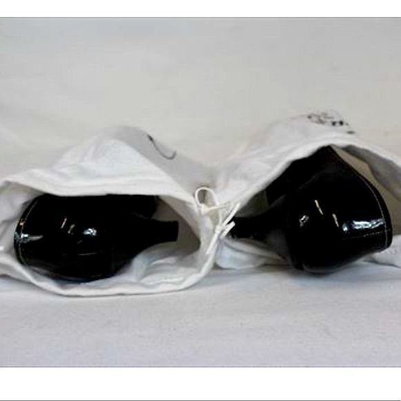 VNTG Prada Vernice Black Patent Leather Kitten Heels  IOB — SZ US 6 / EU 36 - Picture 5 of 13